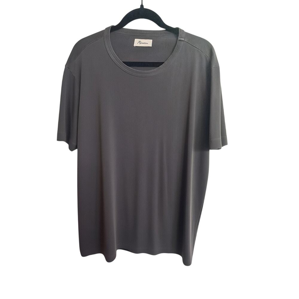 Rowan Men’s XXL Standard Tee Gray 100% Cotton Made in USA Short Sleeve